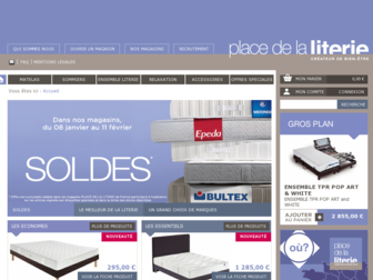 place-de-la-literie.fr website preview