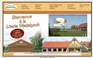 literie-westelynck.fr website preview