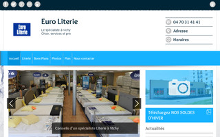 euroliterie.fr website preview