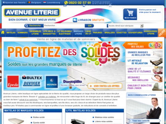 avenue-literie.com website preview