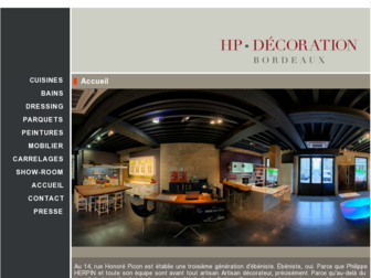 hpdecoration.com website preview