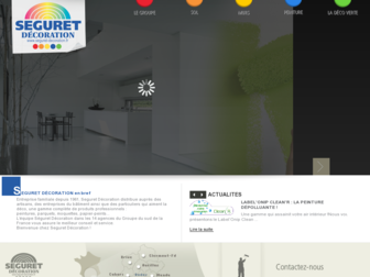 seguret-decoration.fr website preview
