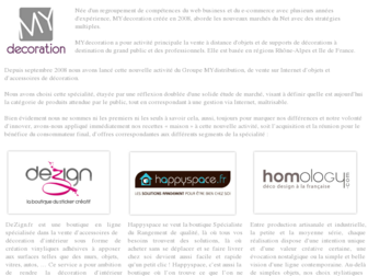 my-decoration.com website preview