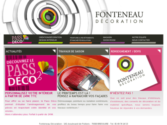 fonteneau-decoration.fr website preview
