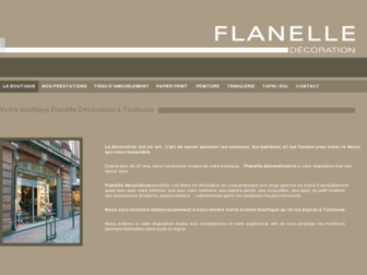 flanelle-decoration.fr website preview
