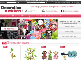 decoration-stickers.com website preview