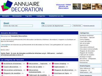 annuairedecoration.fr website preview