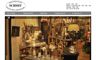 schmit-decoration.fr website preview