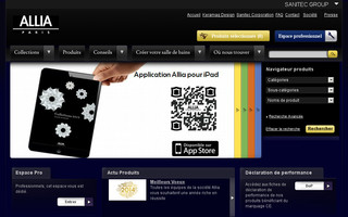 allia.fr website preview
