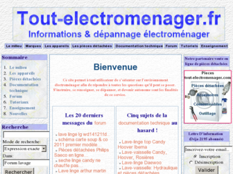 tout-electromenager.fr website preview