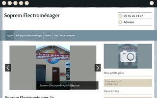 soprem-electromenager.fr website preview