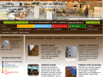 art-du-parquet.fr website preview