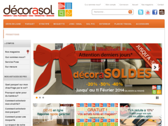decorasol.fr website preview
