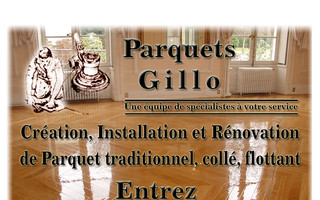 parquet-gillo.com website preview