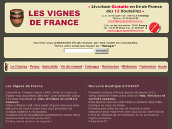 lesvignesdefrance.com website preview