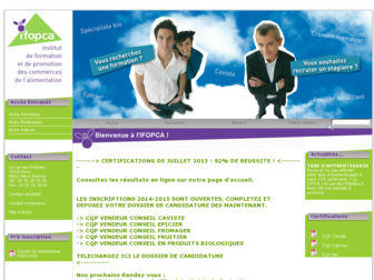 ifopca.fr website preview