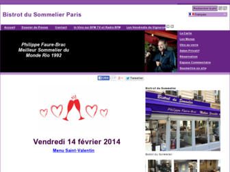 bistrotdusommelier.com website preview