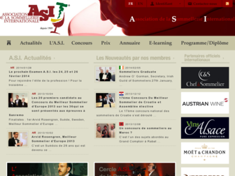 sommellerie-internationale.com website preview