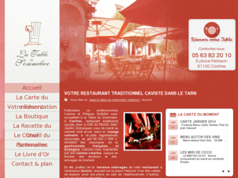 la-table-du-sommelier-castres.fr website preview