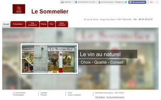 lesommelier13.com website preview