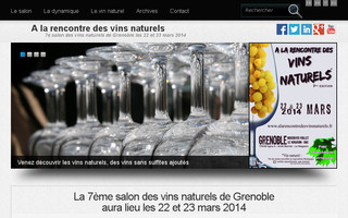 alarencontredesvinsnaturels.fr website preview