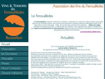 vins-fenouilledes.com website preview