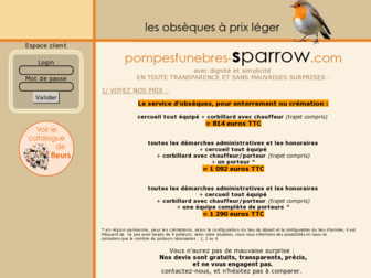 pompesfunebres-sparrow.com website preview