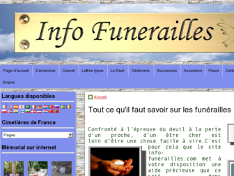 info-funerailles.com website preview