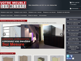 votremeublesurmesure.com website preview