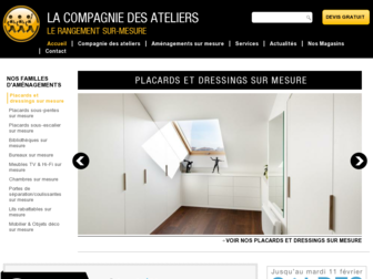 compagniedesateliers.com website preview