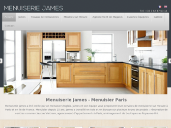 menuiseriejames.com website preview