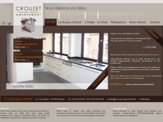 crouzet-agencement.fr website preview