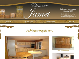 meublesjamet.fr website preview