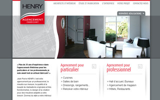 henry-agencement.fr website preview