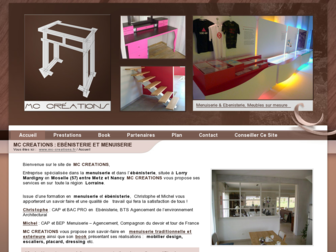 mc-creations.fr website preview