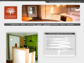 le-dirach.fr website preview