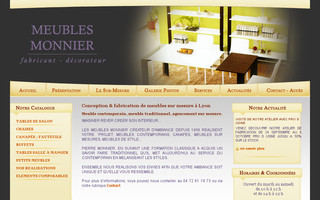 monnier-meubles.com website preview