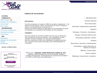helpemploi-cadre.com website preview