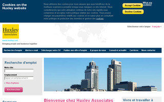 huxley.com website preview