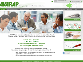 avarap.asso.fr website preview