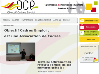 cadres-oce.com website preview