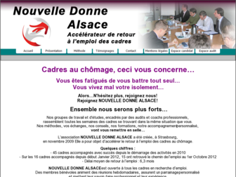 nouvelledonnealsace.fr website preview