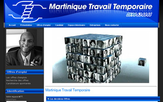 mtt-interim.fr website preview