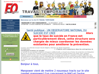 fotravailtemporaire.com website preview