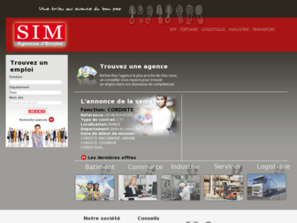 sim-emploi.fr website preview