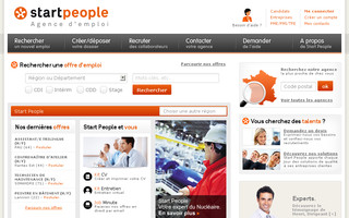 startpeople.fr website preview