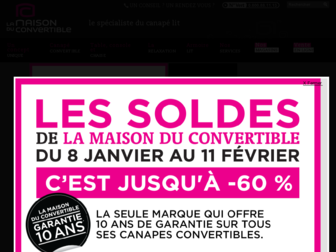lamaisonduconvertible.fr website preview