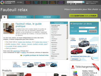 fauteuil-relax.comprendrechoisir.com website preview