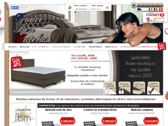 france-best-matelas.com website preview