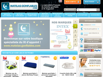 matelas-gonflables.com website preview